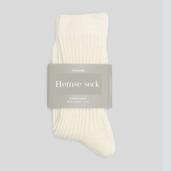 Chaussettes Hernse en coton blanc
