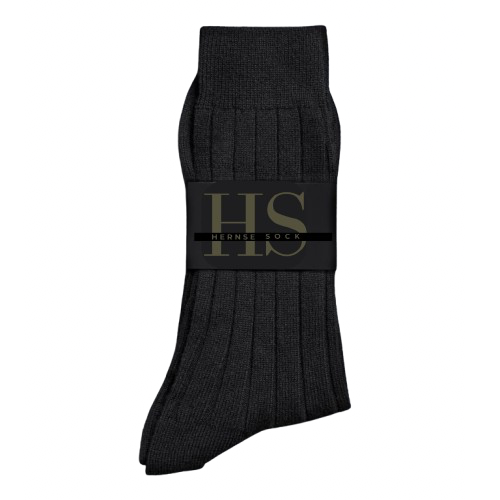 Chaussettes Hernse en coton noir